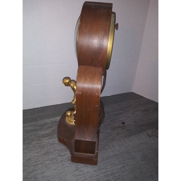 Soccer Coach Trophy Tribute Wooden Mantel Clock - Picture 6 of 10